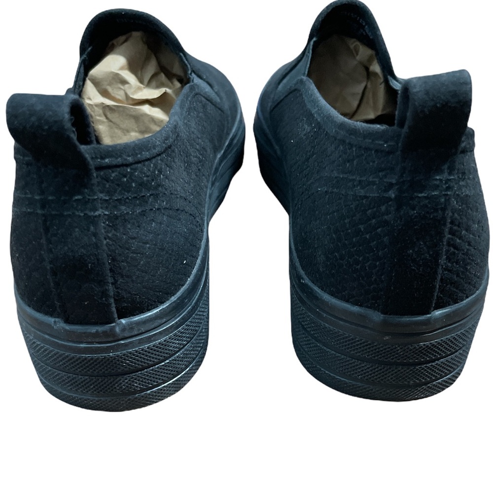 H&M Divided Black Slip on Sneakers Shoes size 39 - Picture 5 of 7